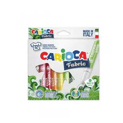 CARIOCA fixy na textil 12 ks