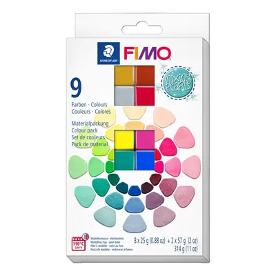 FIMO sada 10 barev - Efekt Mixing Pearls