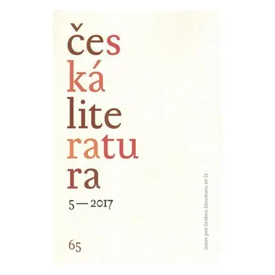 Česká literatura 5/2017