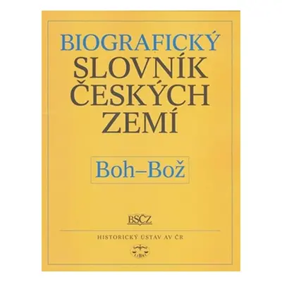 Biografický slovník českých zemí, Boh-Bož - Pavla Vošahlíková