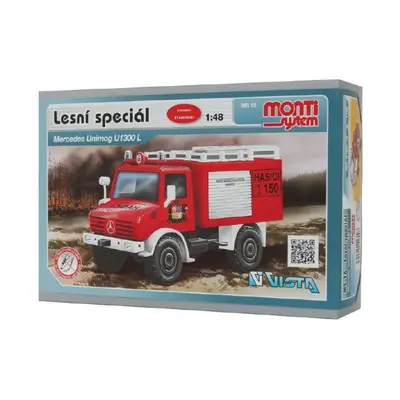 Stavebnice Monti System MS 16 Lesní speciál 1:48 v krabici 22x15x6cm