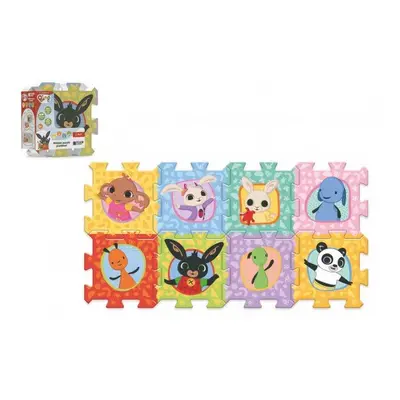 Pěnové puzzle Bing Bunny 32x32x1,5cm 8ks ve fólii 0m+