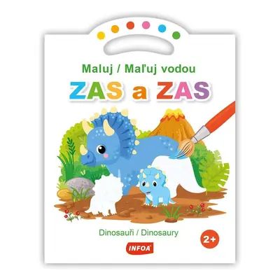 Maluj / Maľuj vodou ZAS a ZAS Dinosauři / Dinosaury