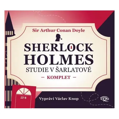 Sherlock Holmes - Studie v šarlatové - CDm3 (Čte Václav Knop) - Arthur Conan Doyle