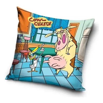 Povlak na polštářek Cow and Chicken Tak poslouchej kámo