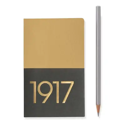 LEUCHTTURM1917 LEUCHTTURM1917, Jottbook A6, 2 KS v balení , GOLD, linky 355530