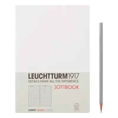 LEUCHTTURM1917 JOTTBOOK MEDIUM (A5), linky, White 339931