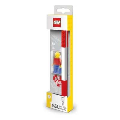 LEGO Gelové pero s minifigurkou - červené