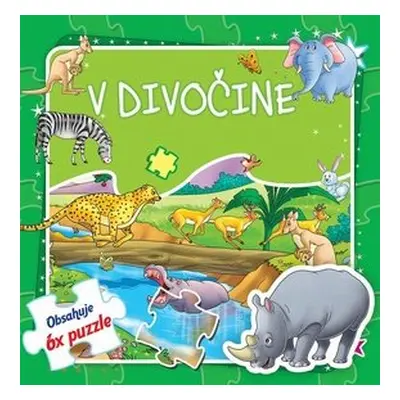 Puzzle kniha V divočine 17x17cm 6x9 dielikov SK verzia