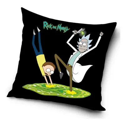 Povlak na polštářek Rick and Morty Brána do třetí dimenze