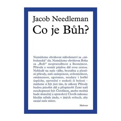 Co je Bůh? - Jacob Needleman