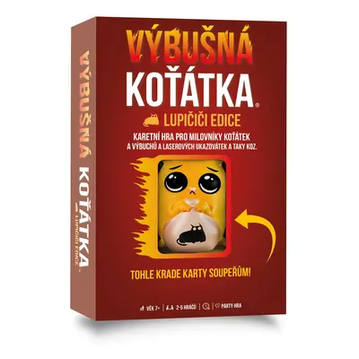 Výbušná koťátka: Lupičiči - karetní hra