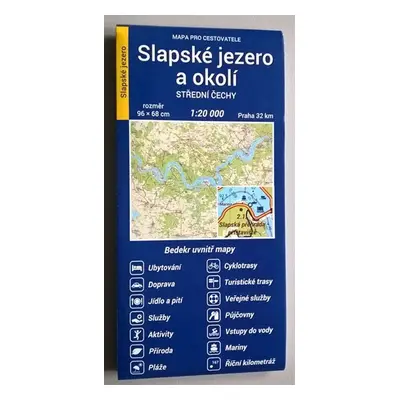 Slapské jezero a okolí, střední Čechy