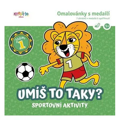 Umíš to taky? Sportovní aktivity - Omalovánky s medailí - Lucie Škodová