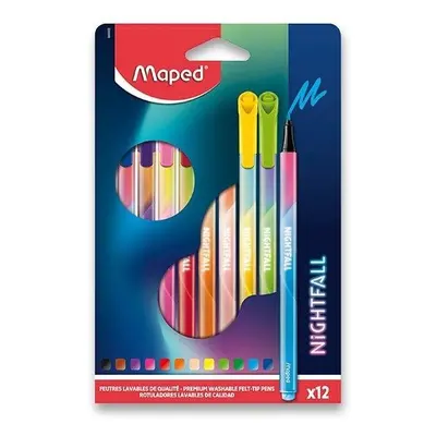 Maped Fixy - Nightfall Teens 12 ks