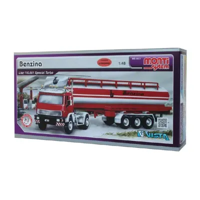 Stavebnice Monti System MS 08.3 Benzina Liaz 1:48 v krabici 31,5x16,5x7,5cm