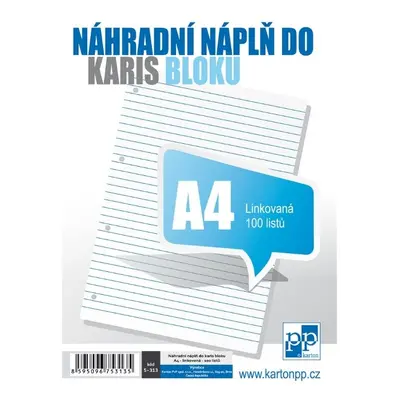 Náhradní linkovaná vložka do KARIS A4