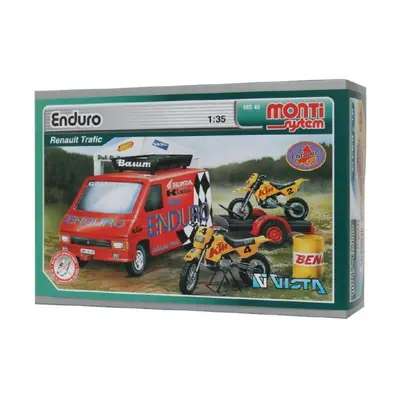 Stavebnice Monti System MS 49 Enduro Renault Trafic 1:35 v krabici 22x15x6cm