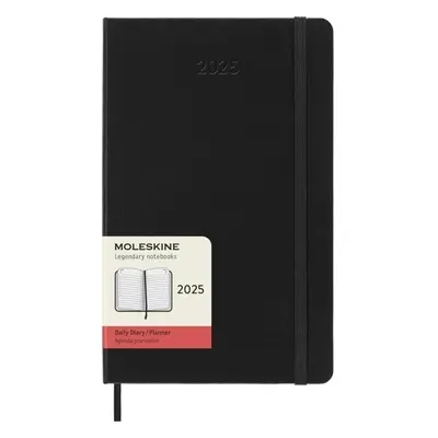 Moleskine Diář 2025 černý L, denní, tvrdý