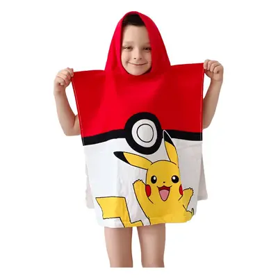 Dětské pončo Pokémon Pokéball a Pikachu