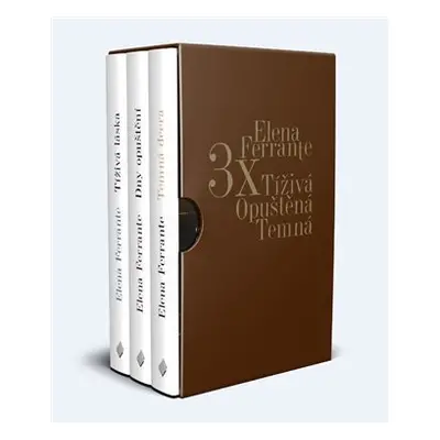 3x Elena Ferrante / Tíživá láska, Dny opuštění, Temná dcera - Elena Ferrante