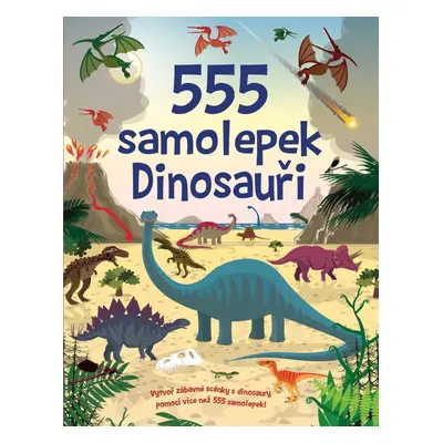 555 samolepek Dinosauři