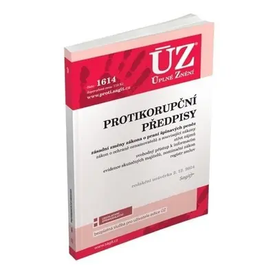 ÚZ 1614 Protikorupční předpisy