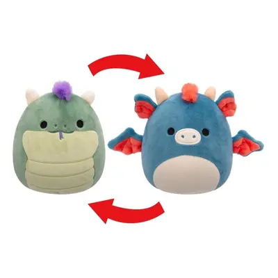 Squishmallows 2v1 Bazilišek Magtus a Drak Carin 13 cm