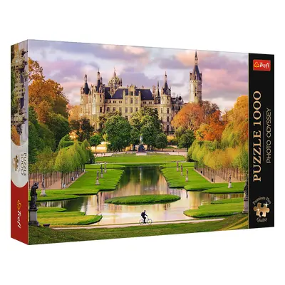 Puzzle Premium Plus - Photo Odyssey: Zámek Schwerin, Německo 1000 dílků 68,3x48cm v krab 40x27cm