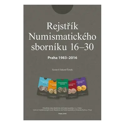 Rejstřík Numismatického sborníku 16 - 30 - Eduard Šimek