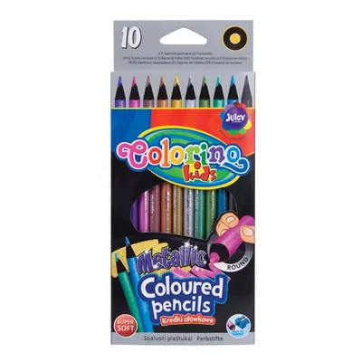 Colorino pastelky kulaté, metalické, 10 barev