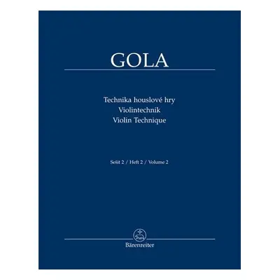 Technika houslové hry - Zdeněk Gola