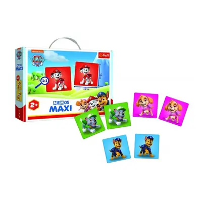 Pexeso Maxi Tlapková patrola/Paw Patrol 24 kusů společenská hra v krabici 37x29x6cm 24m+