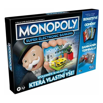 Monopoly Super elektronické bankovnictví CZ - rodinná hra - Hasbro hry