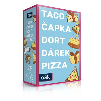 Albi Taco, čapka, dort, dárek, pizza - hra - Albi