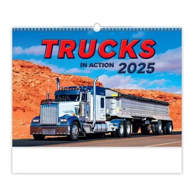 Kalendář nástěnný 2025 - Trucks in Action