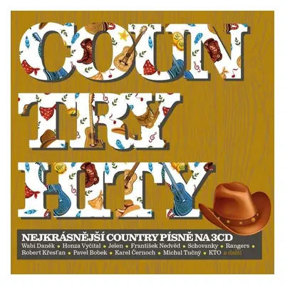 Country hity: Nejkrásnější country písně - 3CD - interpreti Různí