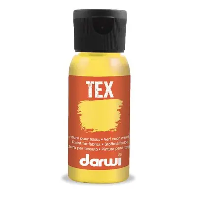 DARWI TEX barva na textil - Tmavě žlutá 50 ml