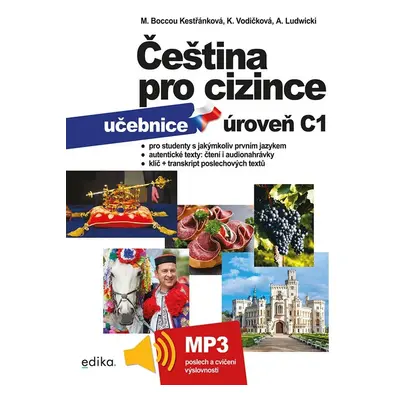 Čeština pro cizince C1 - učebnice - Marie Boccou Kestřánková