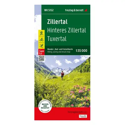 Zillertal 1:35 000 / turistická, cyklistická a rekreační mapa