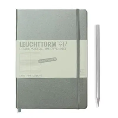 LEUCHTTURM1917 Notebook medium (A5), lined, silver 346656