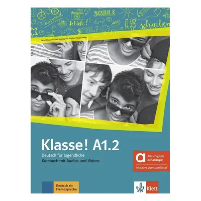 Klasse! A1.2 – Hybride Ausgabe – Kursbuch + MP3/Video allango.net + Lizenz (24 Monate) - Sarah F