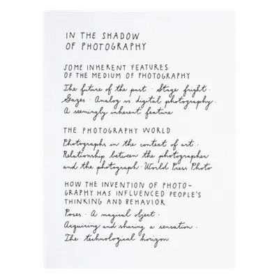 In the Shadow of Photography - Magda Stanová