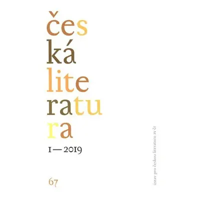 Česká literatura 1/2019