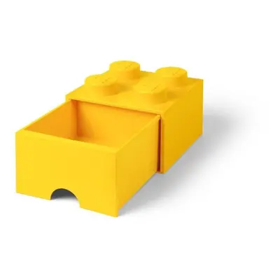 Úložný box LEGO s šuplíkem 4 - žlutý