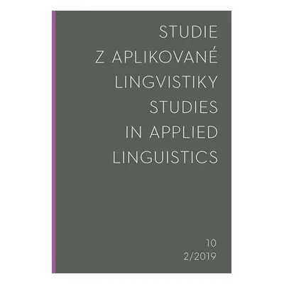 Studie z aplikované lingvistiky 2/2019