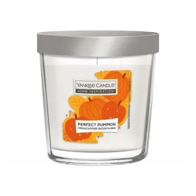 YANKEE CANDLE HOME INSPIRATION VALUE střední svíčka ve skle Perfect Pumpkin