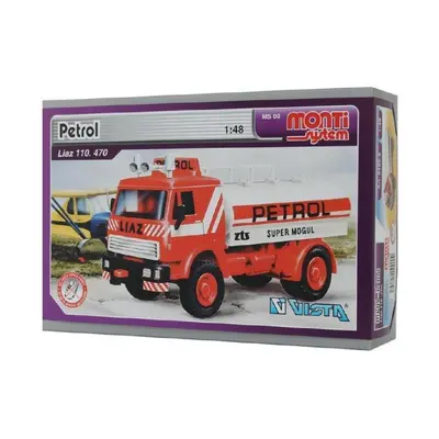 Stavebnice Monti System MS 09 Petrol Liaz 1:48 v krabici 22x15x6cm