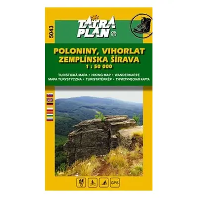 Poloniny, Vihorlat, Zemplínska šírava 1:50 000