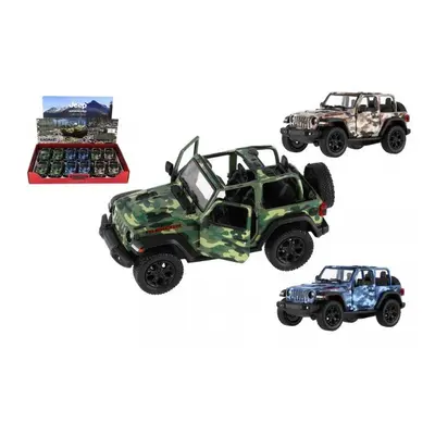 Auto Kinsmart Jeep Wrangler Camo Edition kov/plast 13cm